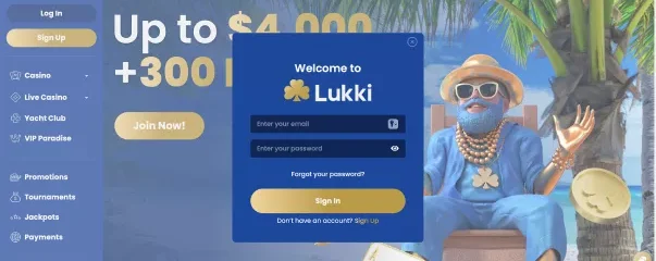 Lukki Casino the game starts here